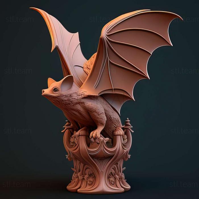 3D model bat 3d model (STL)